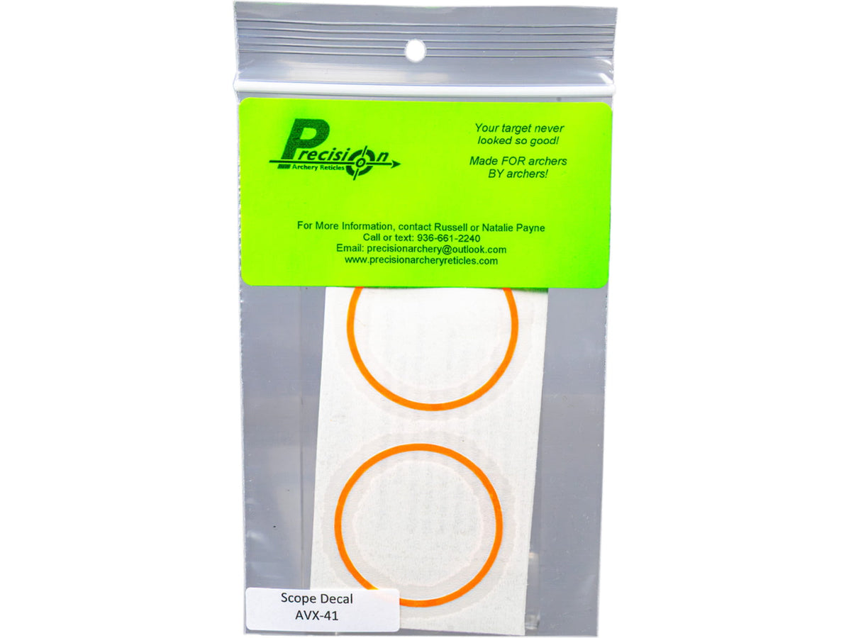 TRU Ball AVX-41 Scope Ring Mask Reticle Orange 1502876