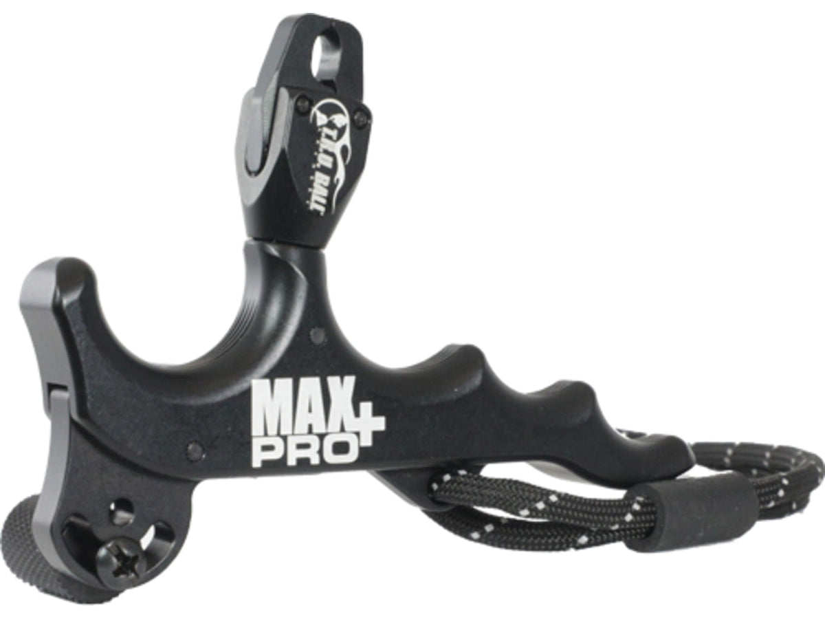 Tru Ball T.r.u. Ball Release Max Pro+ Hand Held 4-finger Thumb Black