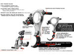 TRU Ball FulKrum Flex Release 3 Finger QuickSilver Silver Small TFLF-QS-S
