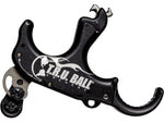 TRU Ball Trident Flex Release 3 Finger Aluminum Black Medium TRDF-BK-M