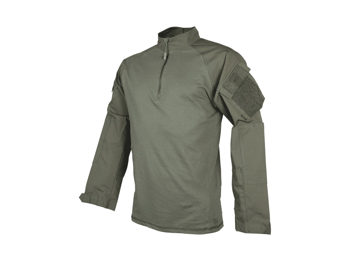 TRU-SPEC 1/4 Zip Tactical Response Shirt - Men's Large Long Olive Drab