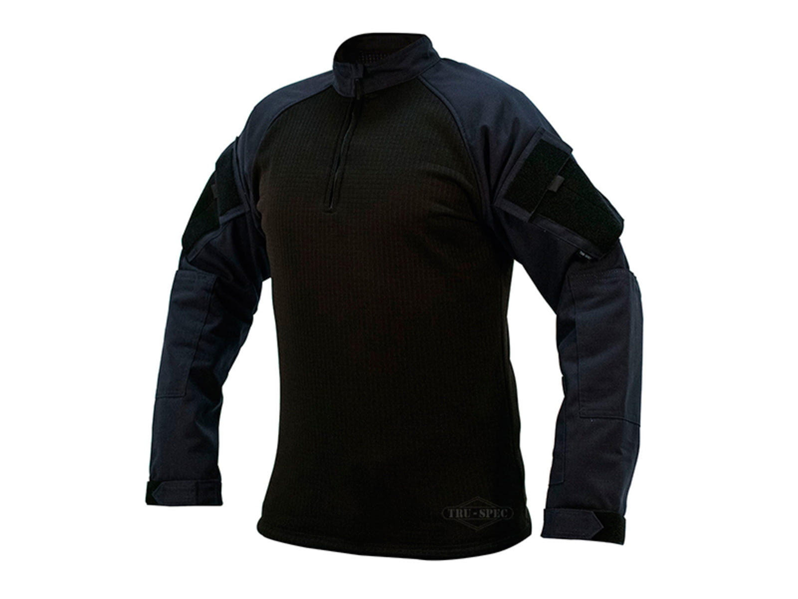 Tru-Spec T.R.U. 1/4 Zip Winter Combat Shirt - Men's 65/35 Polyester/Cotton Rip-Stop