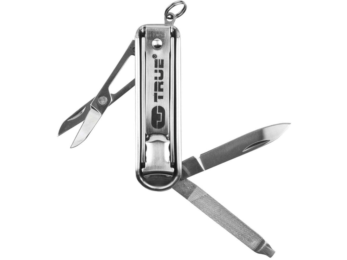 TRUE 6-in-1 NailClip Kit Nailclip Keychain Steel