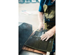 TRUE Primal Forge Rocker Butcher Kitchen Knife 5Cr15MoV Stainless Steel Monzo Wood Handle Black