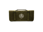 TRUE Primal Forge Wax Canvas Roll Kitchen Knife Green