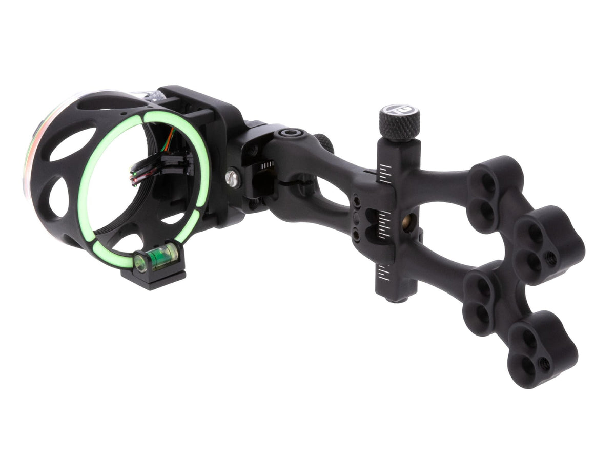 TruGlo 3-Pin Veros Adjusts For Right & Left-Hand Shooters Black TG-TG5103B