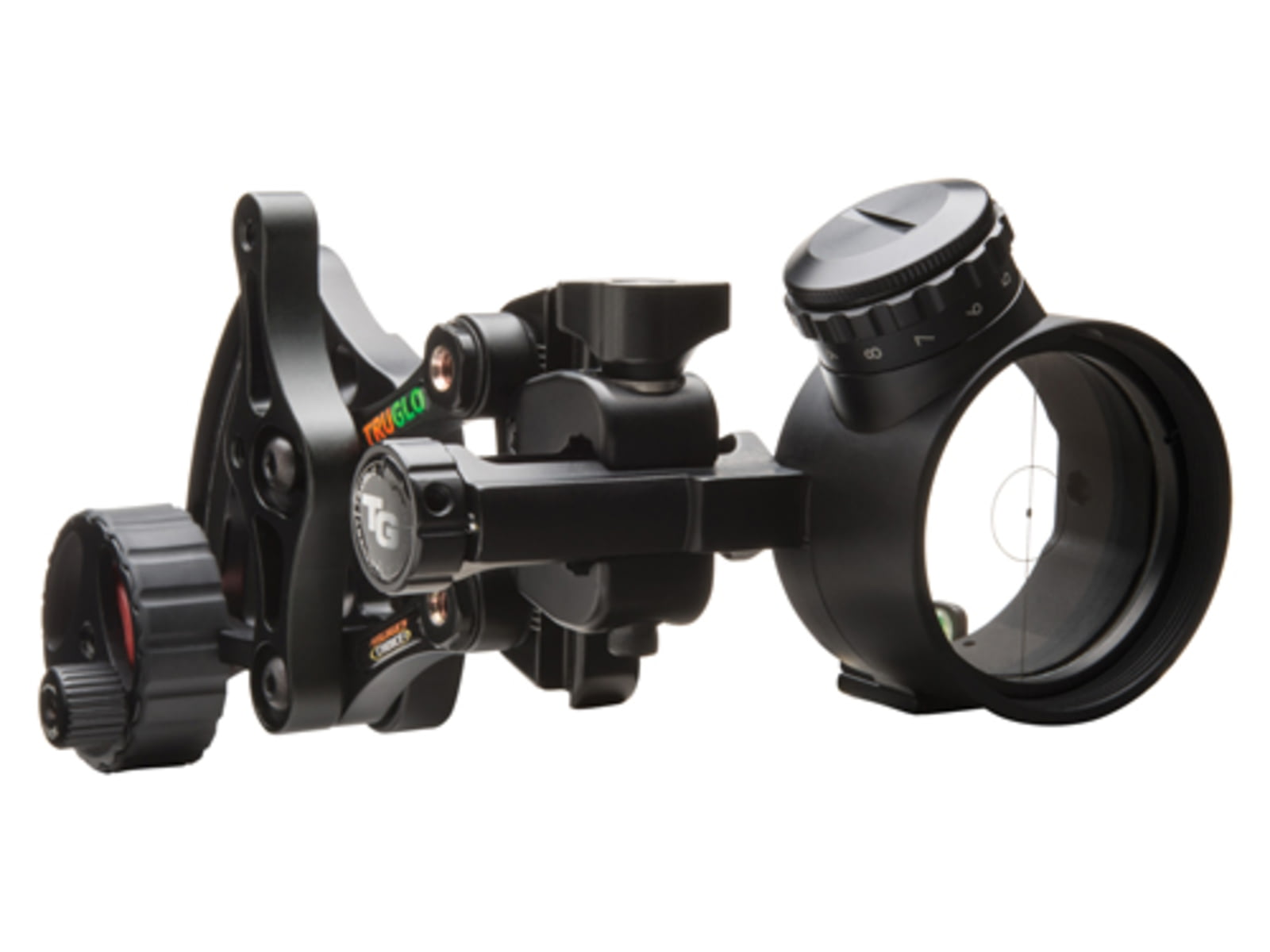TruGlo Range Rover Pro Bow Sight W/Green Led Dot Black