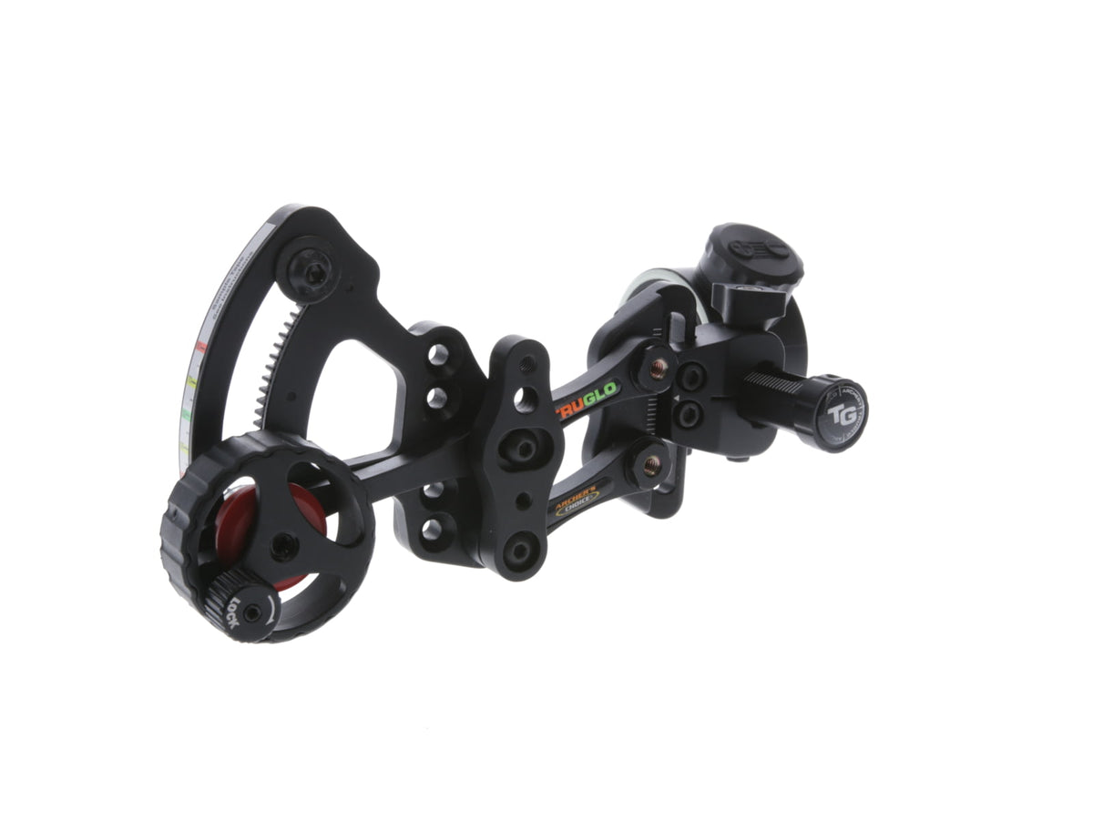 TruGlo Range Rover Pro Bow Sight W/Green Led Dot Black
