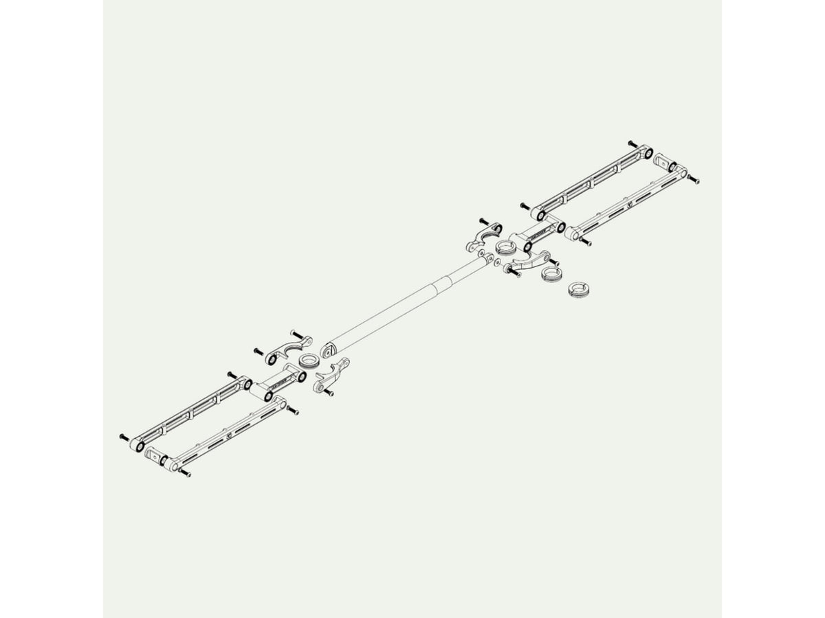 Trxstle Geryon Universal Bike Packing System Medium Black Medium EQ-BIK-GER-BLA