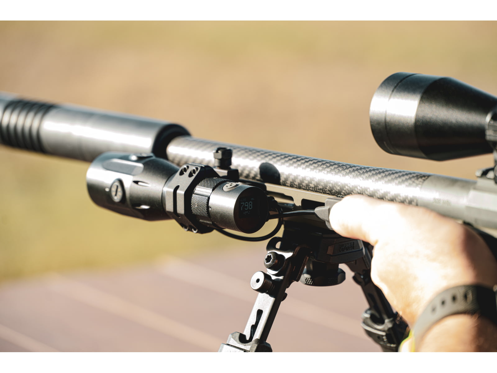TRYBE Optics DiMA1000 Laser Rangefinder with Mount Black TROLRF