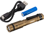 TRYBE Optics Micro Lithium Ion 350 Lumen Rechargeable Handheld Flashlight