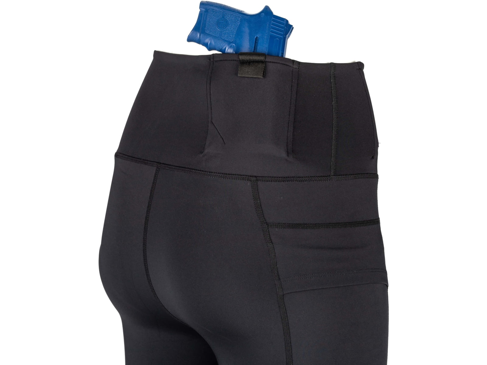 TRYBE Tactical Perfect Fit Front/Rear Concealed Carry Legging - Womens Black