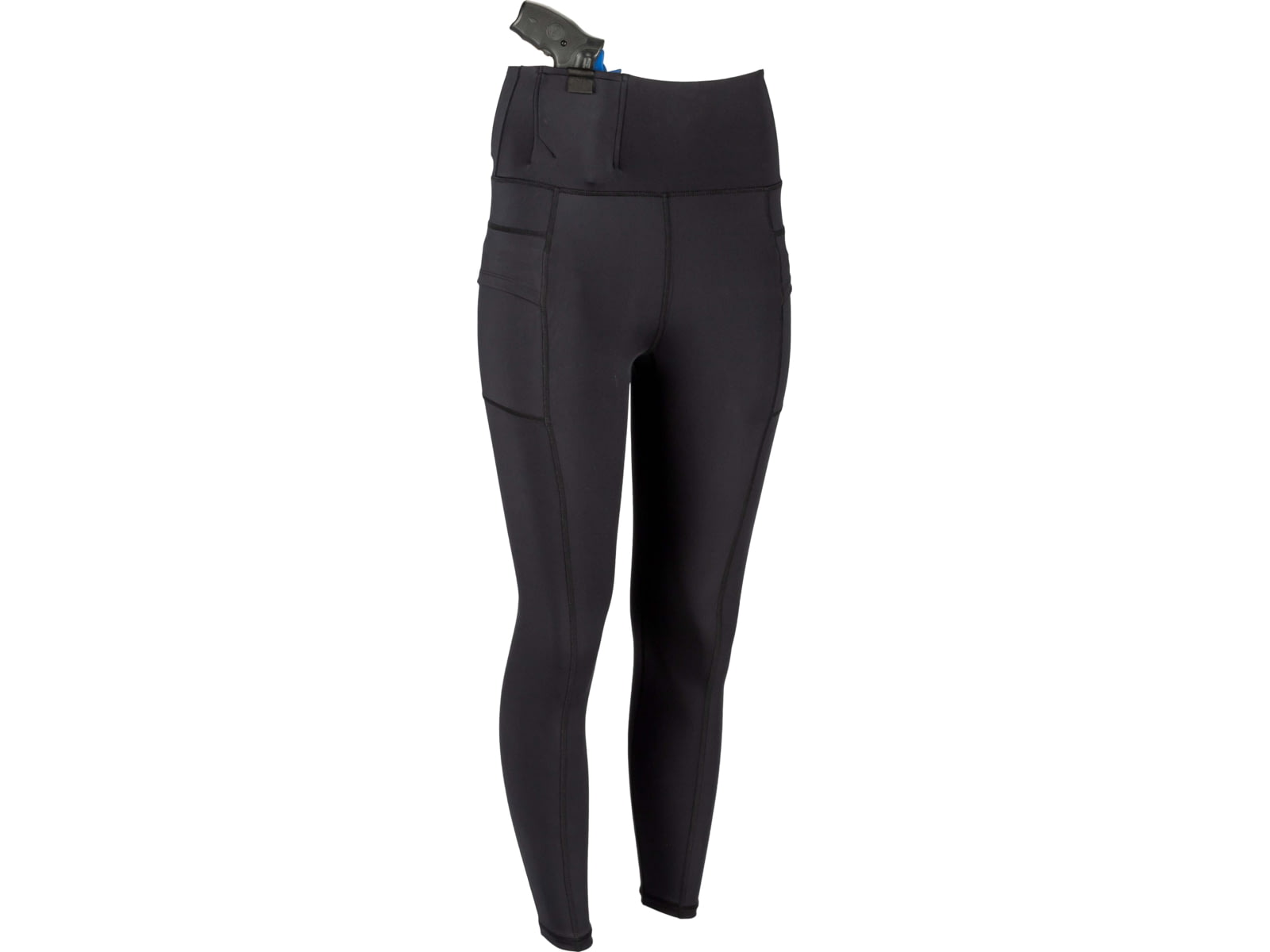 TRYBE Tactical Perfect Fit Front/Rear Concealed Carry Legging - Womens Black