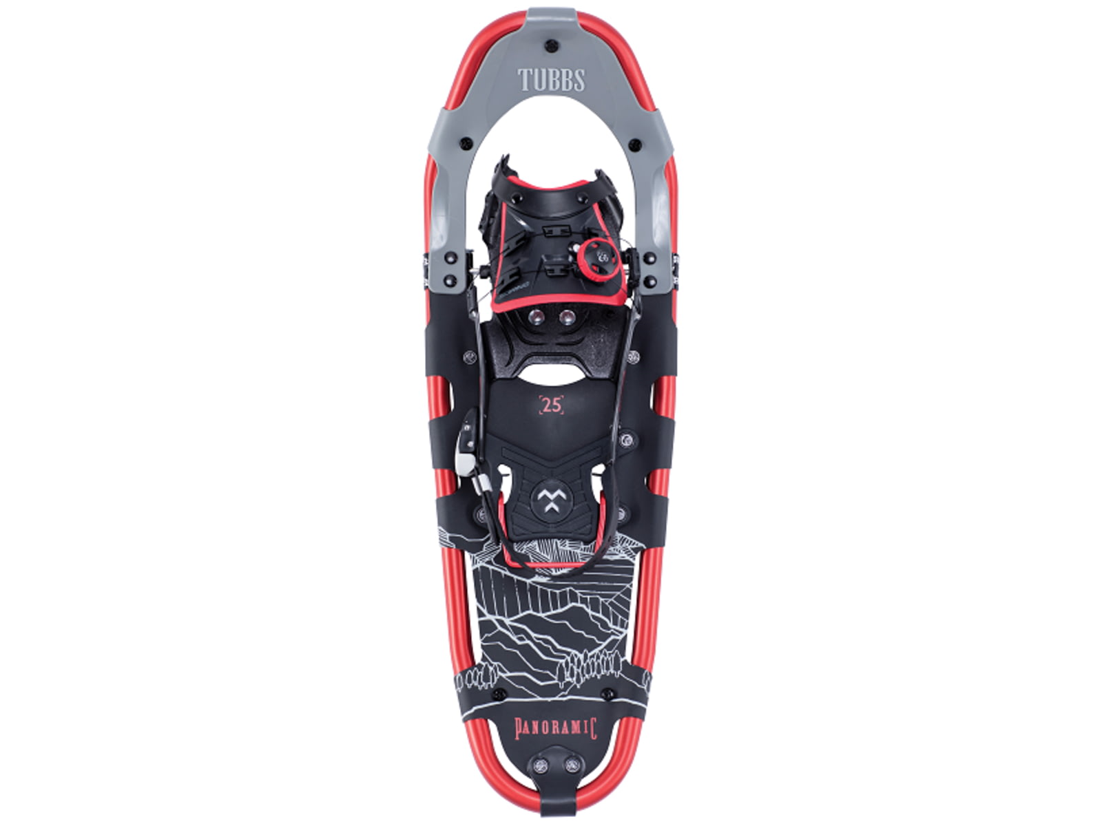 Tubbs Panoramic Snowshoes - Men's Grey/Red 25in