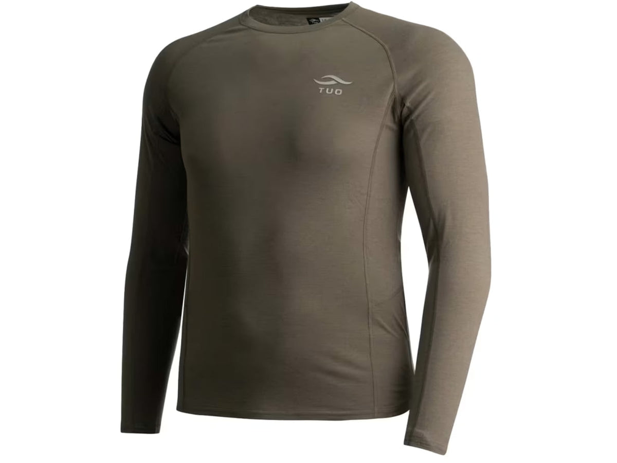 TUO Kinetic Merino 150 LS Crew Shirt - Men's Medium Deadfall 1409366