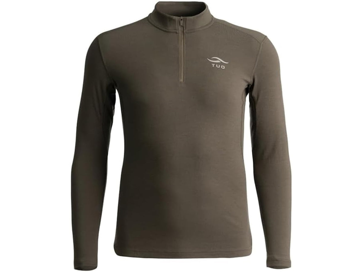 TUO Kinetic Merino 250 1/4 Zip Shirt -Men's Medium Deadfall 1409378