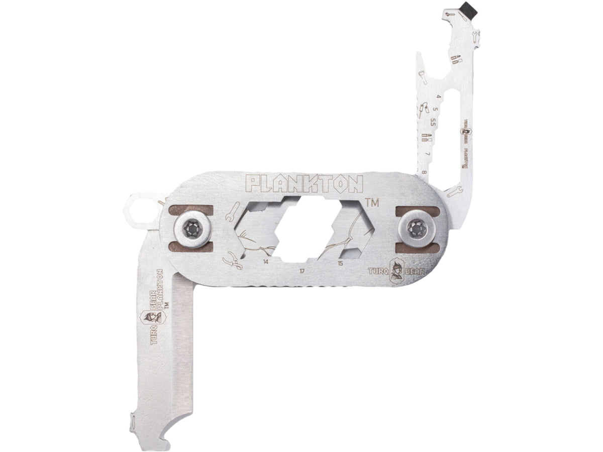 Turq Gear Plankton Multi-Tool 3.5in Overall Stainless Construction PLANKTON