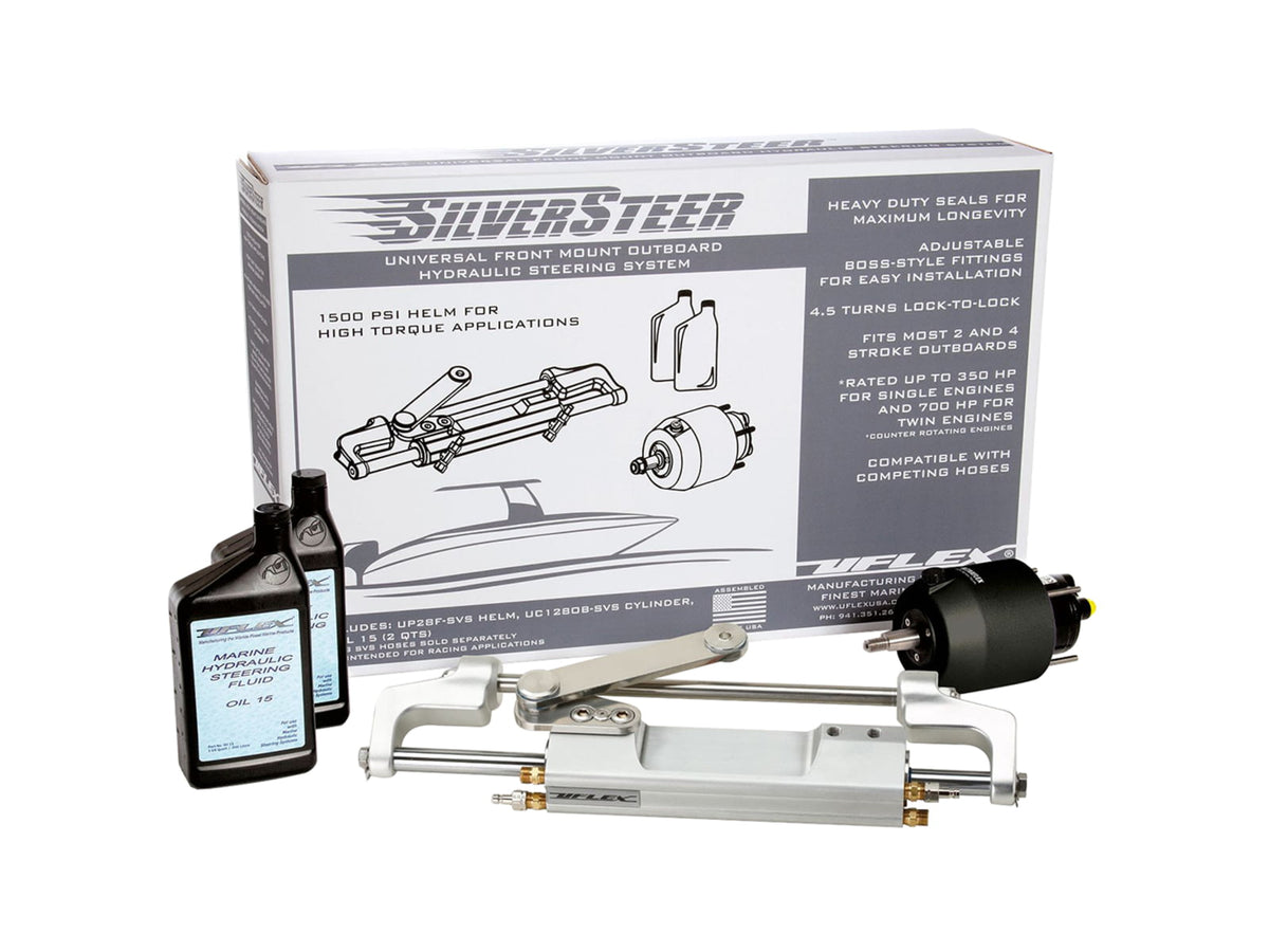 Uflex USA SilverSteer Outboard Hydraulic Tilt Steering System - UC130 V2 SILVERSTEERXP2T