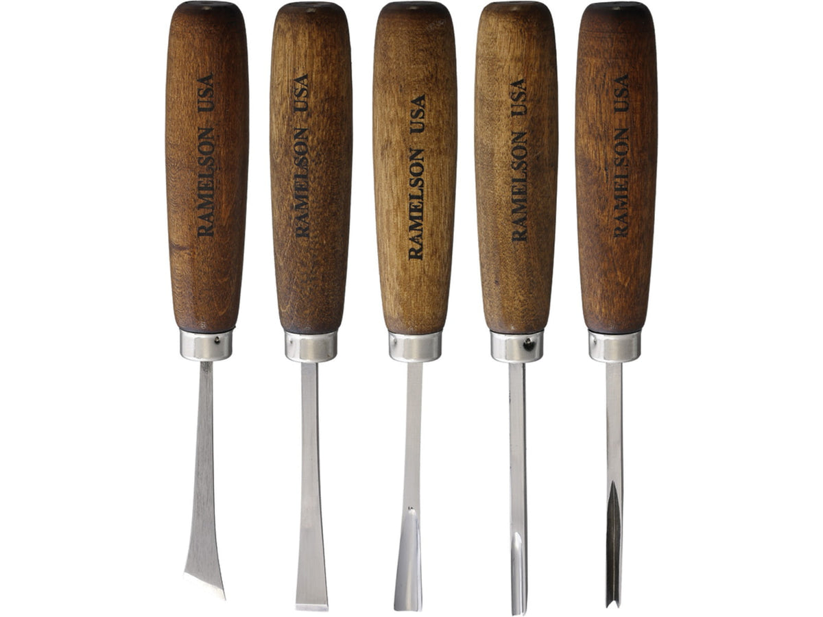 UJ Ramelson Basic Woodcarving Tool Set White birch handle 106