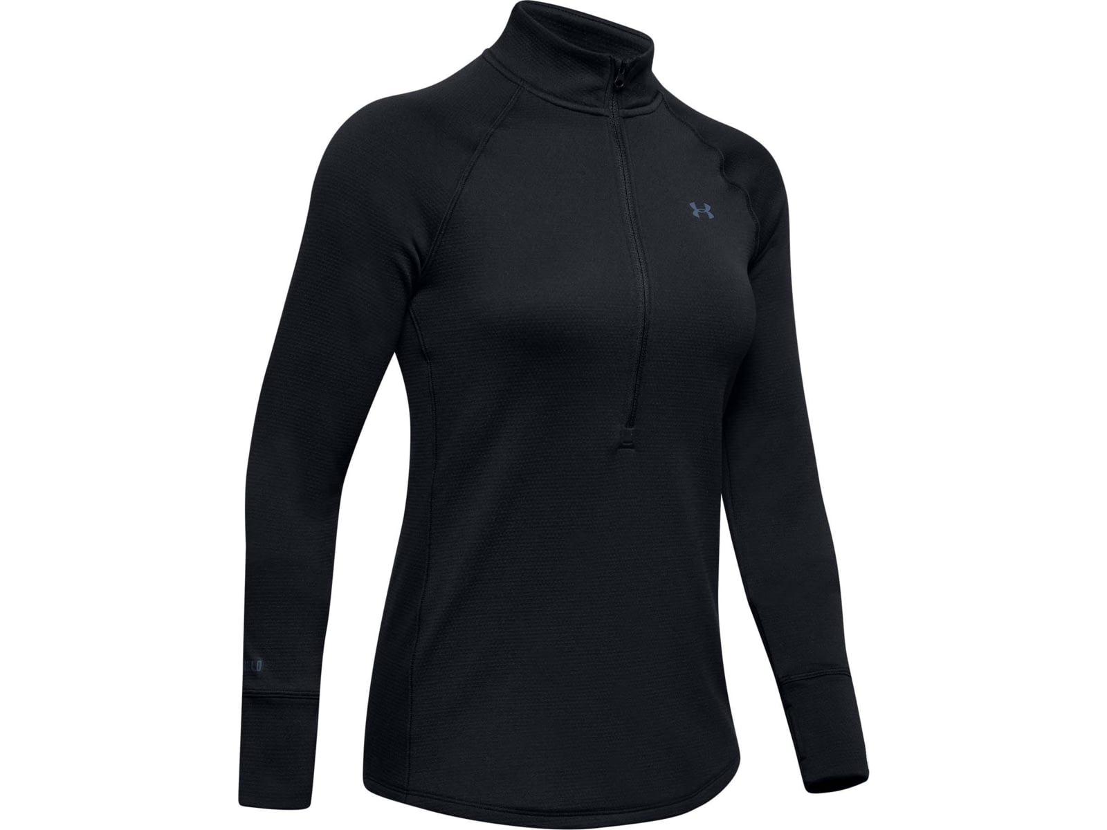 Under Armour ColdGear 4.0 1/2 Zip Active Top - Women's Black Large