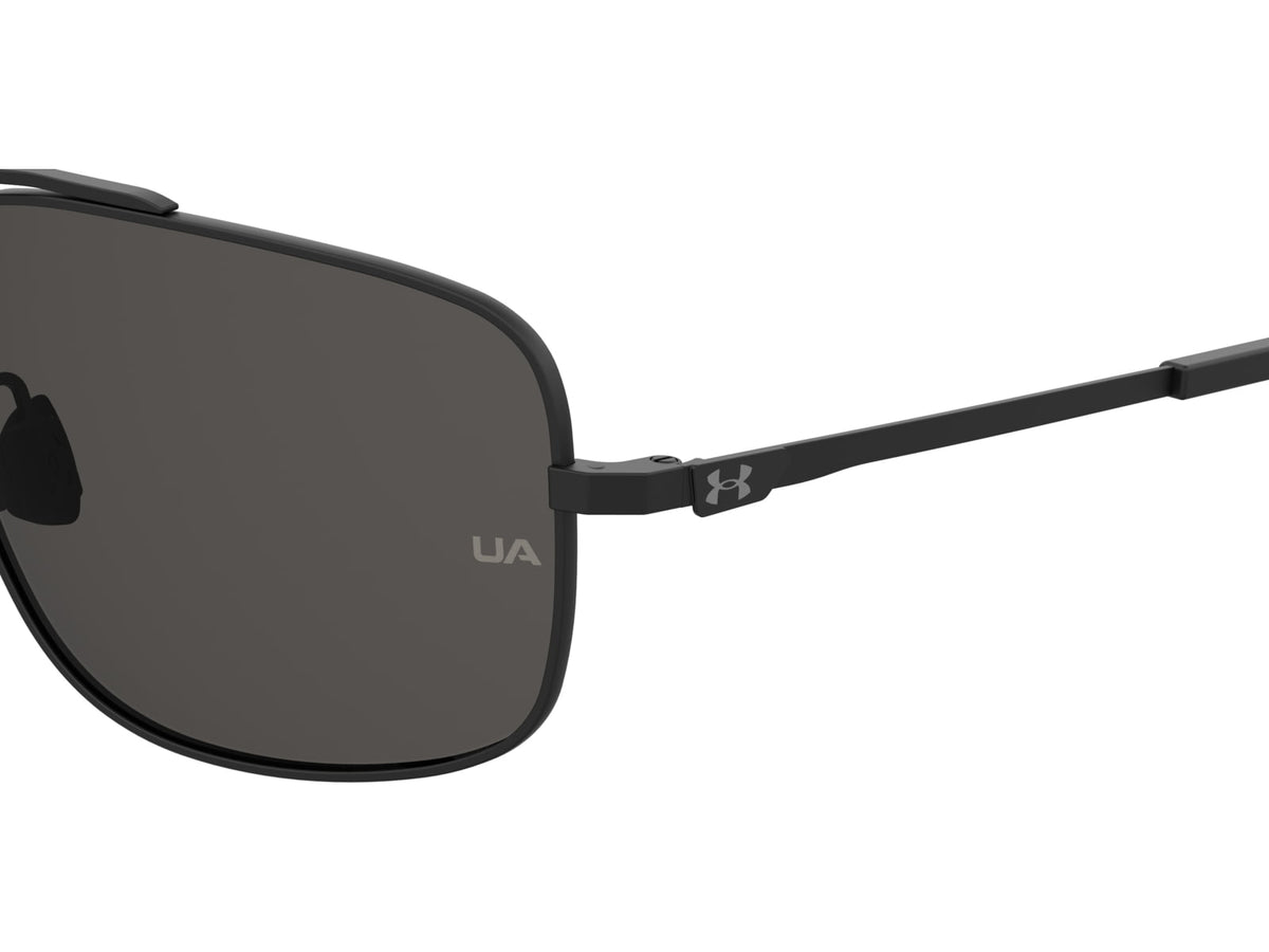 Under Armour Impulse Sunglasses with Matte Black Frame and Grey Polarized Lens Medium UA0015GS 003-M9