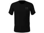 Under Armour Freedom Flag T-Shirt - Men's Black/Marine OD Green Extra Large