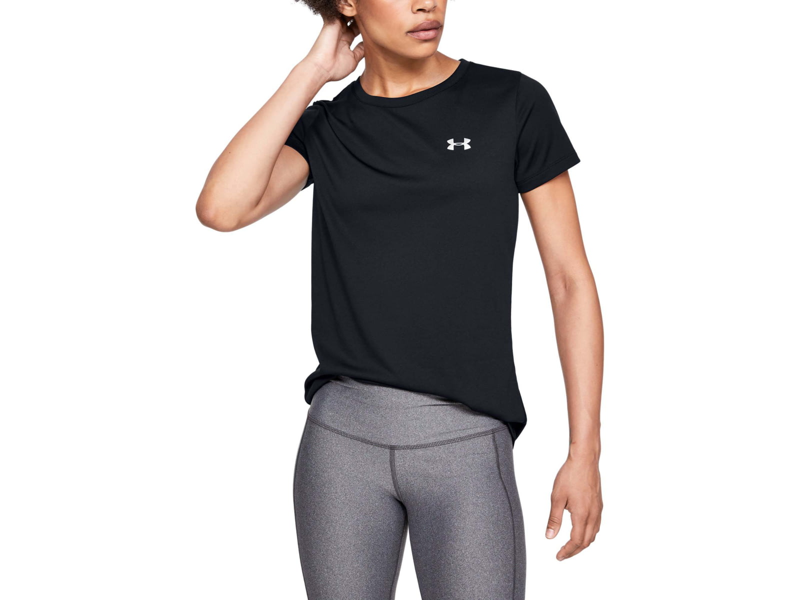 Under Armour UA Tech T-Shirt - Women's Black Small 1277207001SM