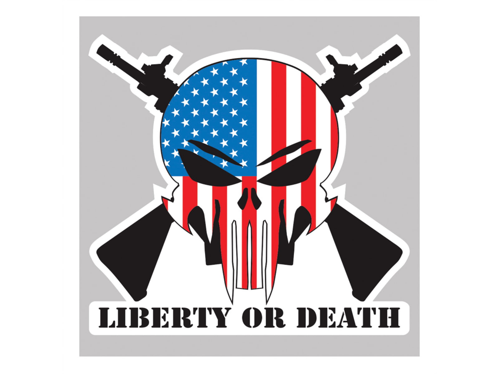 United States Tactical Sticker - Liberty or Death Mixed
