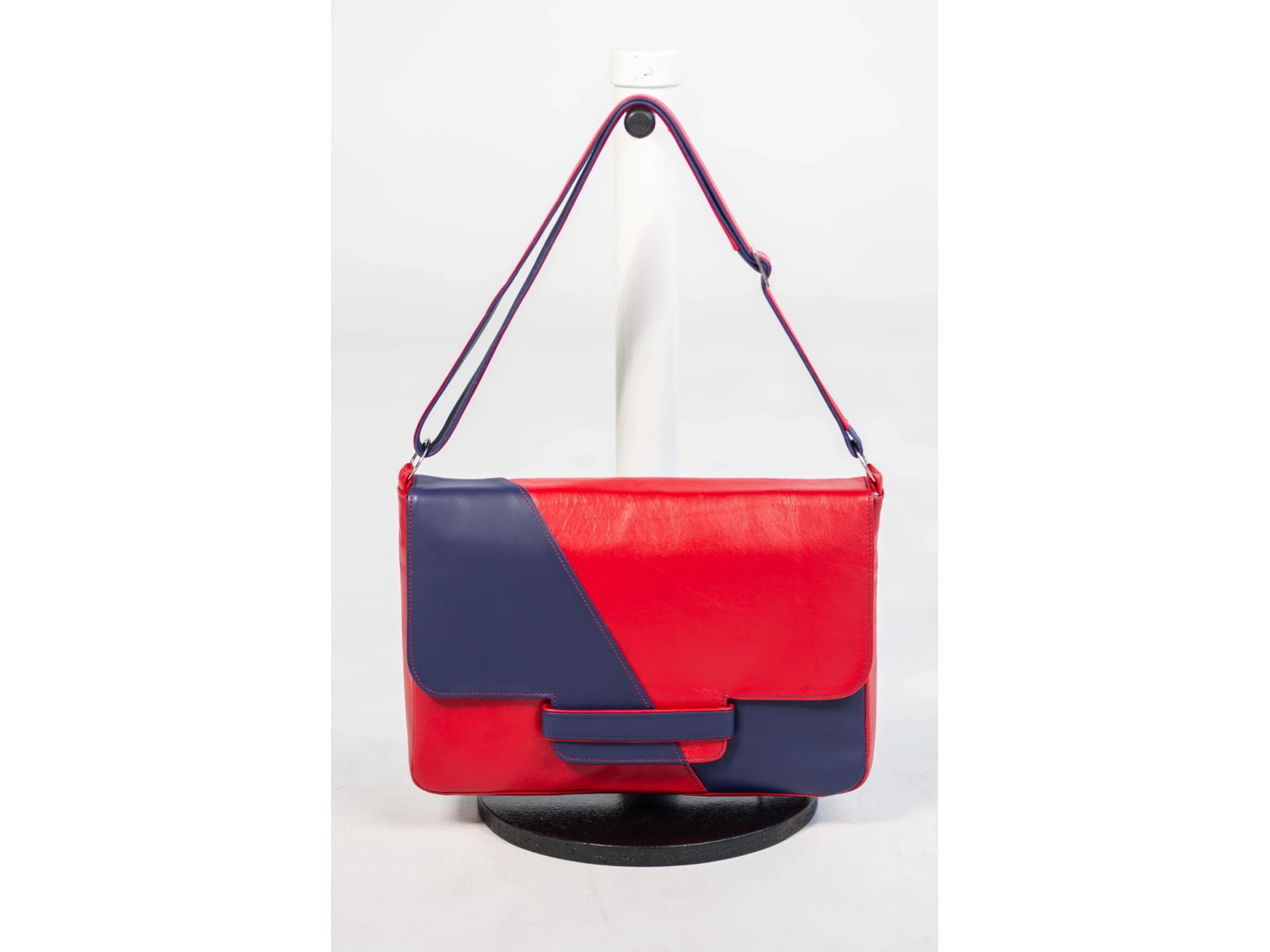Urbn Chc Carme Bulletproof Purse Red/Indigo Large