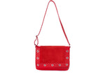 Urbn Chc Io Suede Kevlar Purse Red Suede Large