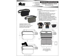 Us Peacekeeper Sidekick Pack Black W/ Pocket For Micro Gun Black P27105