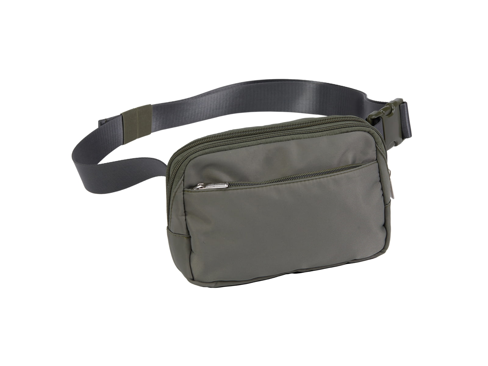 US PeaceKeeper Suburban Sidekick Fanny Pack RPET Polyester Construction 8.25x5.5x2.25 Smokey Green Gray P27106