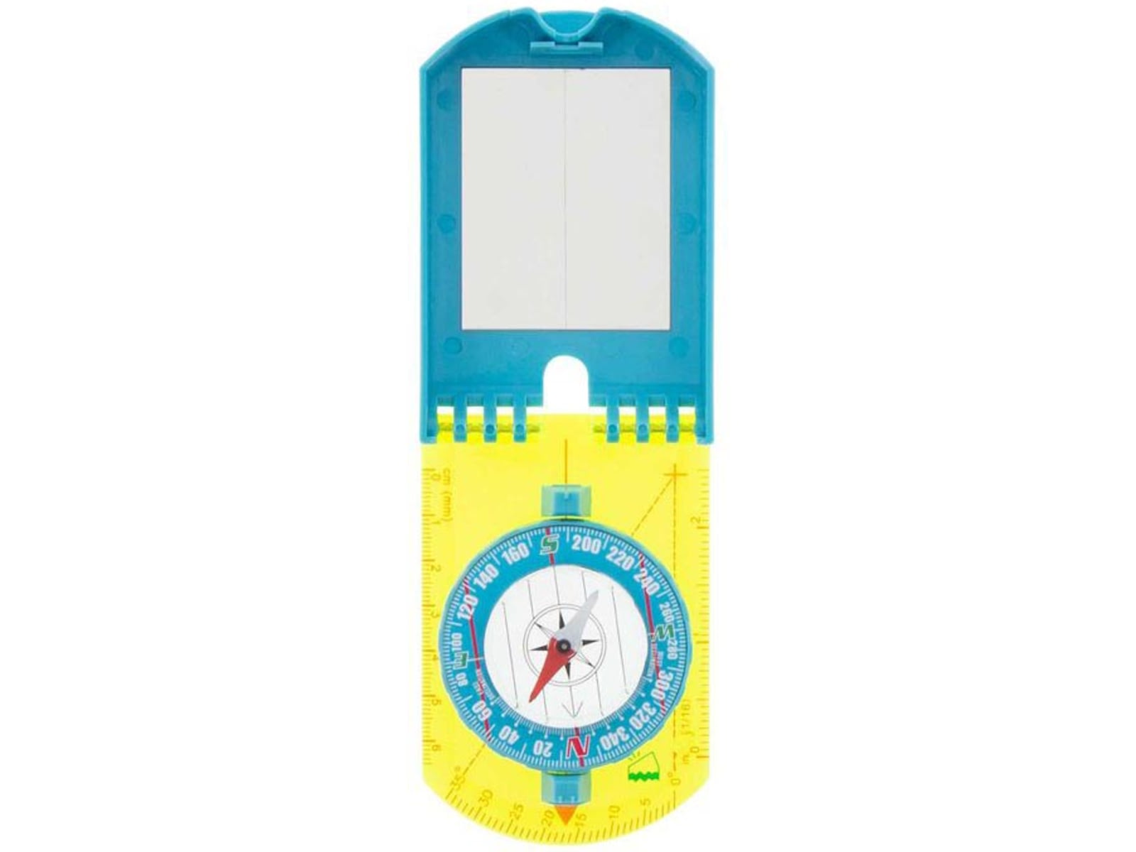UST Hi Vis Folding Map Compass Neon