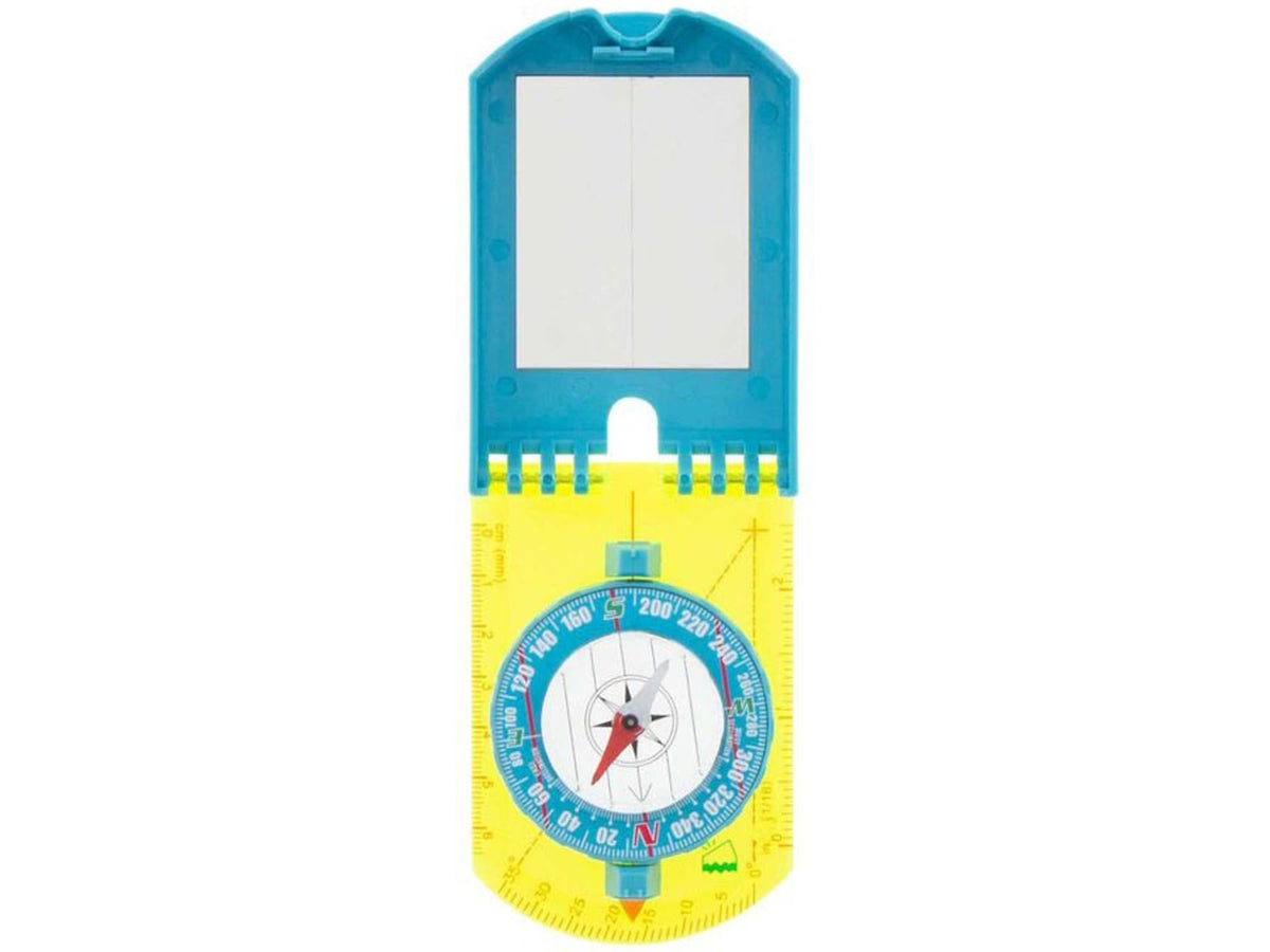 UST Hi Vis Folding Map Compass Neon