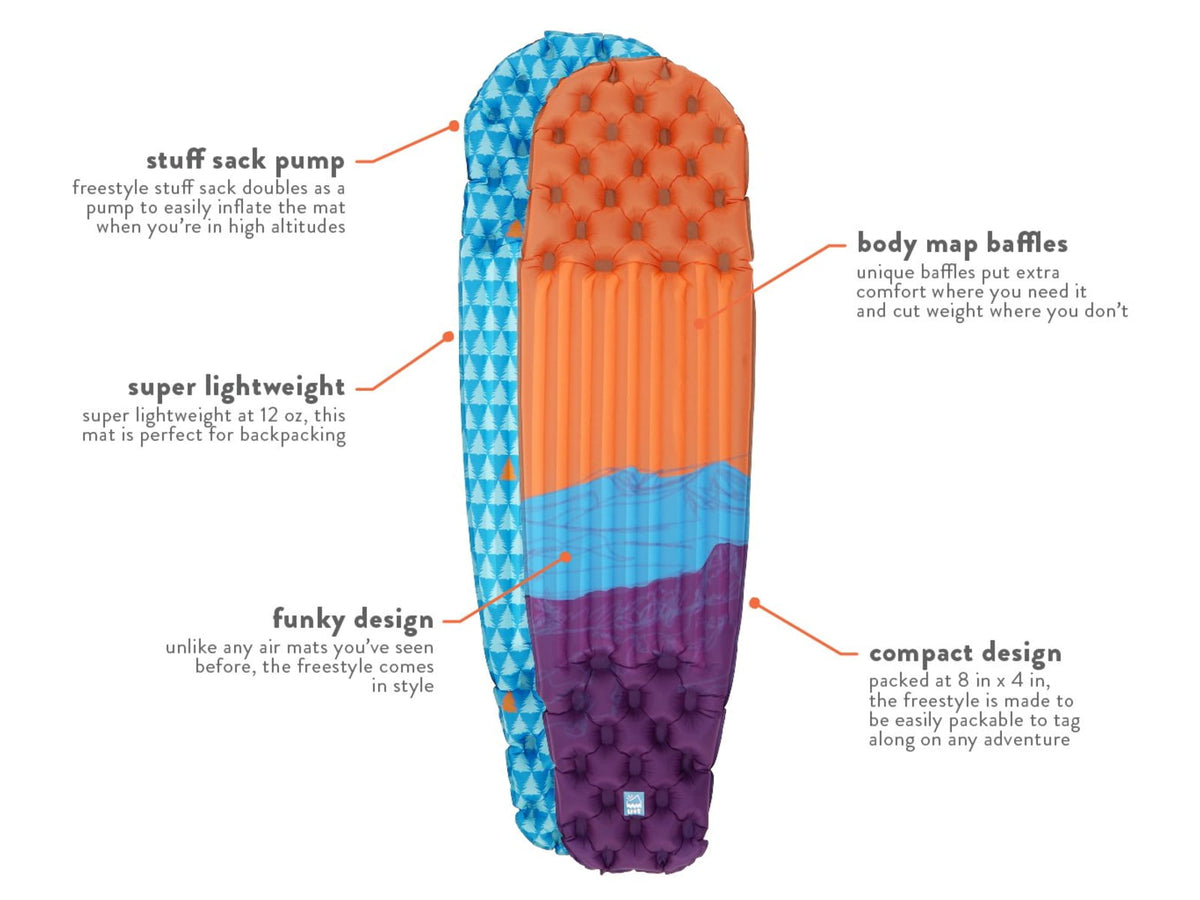 UST UST Freestyle Backpacking Sleeping Mat-R - New 2021 1121064