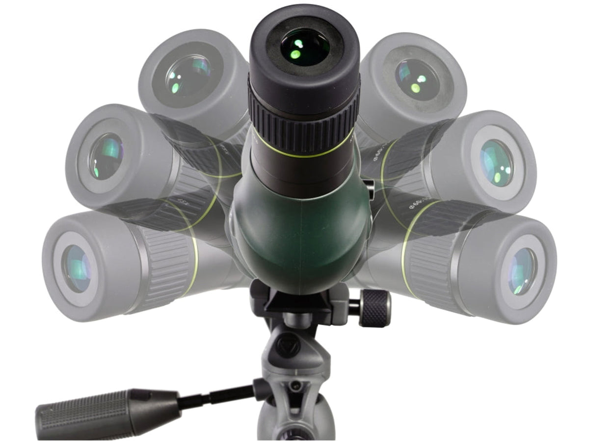 Vanguard 15-45x60 Spotting Scope BaK4 Roof Angled Green VEO HD 60A