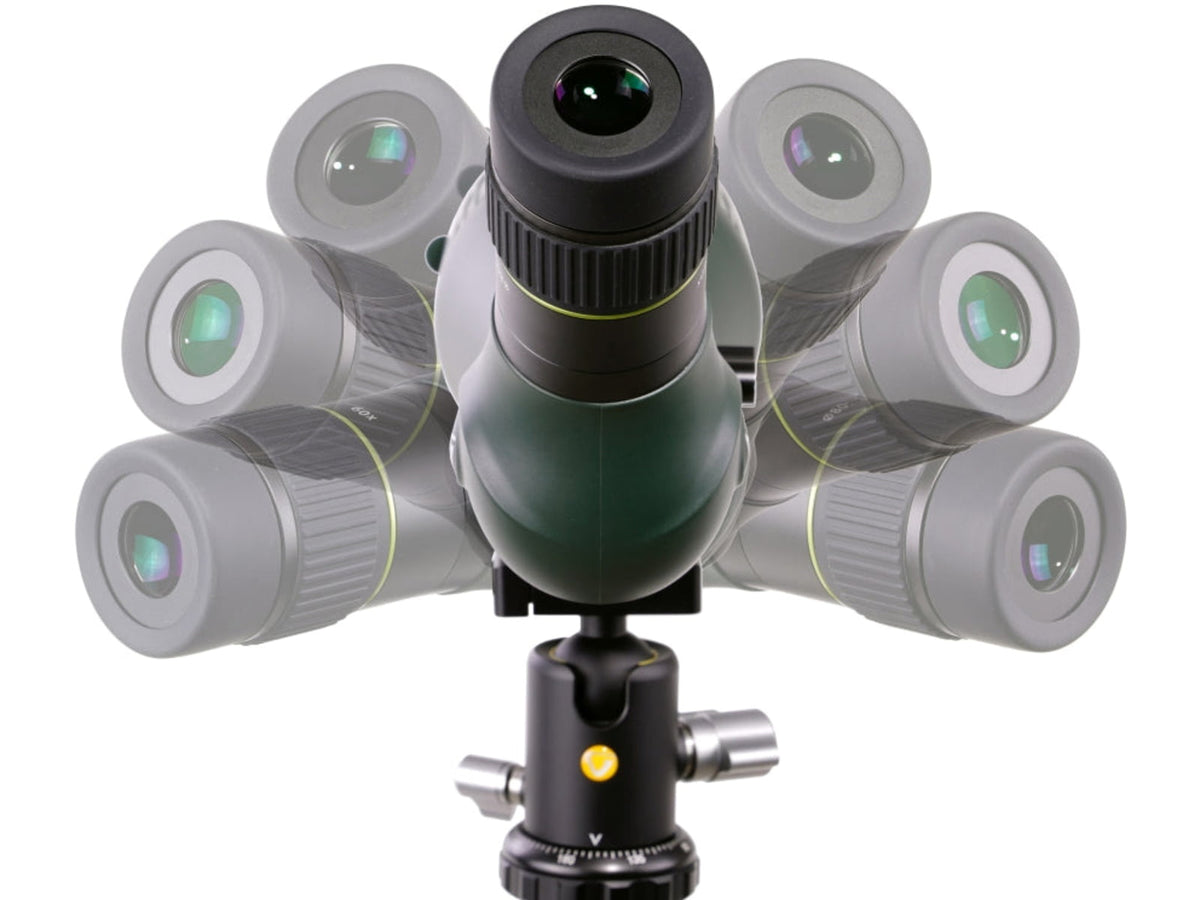 Vanguard 20-60x80 Spotting Scope BaK4 Roof Angled Green VEO HD 80A