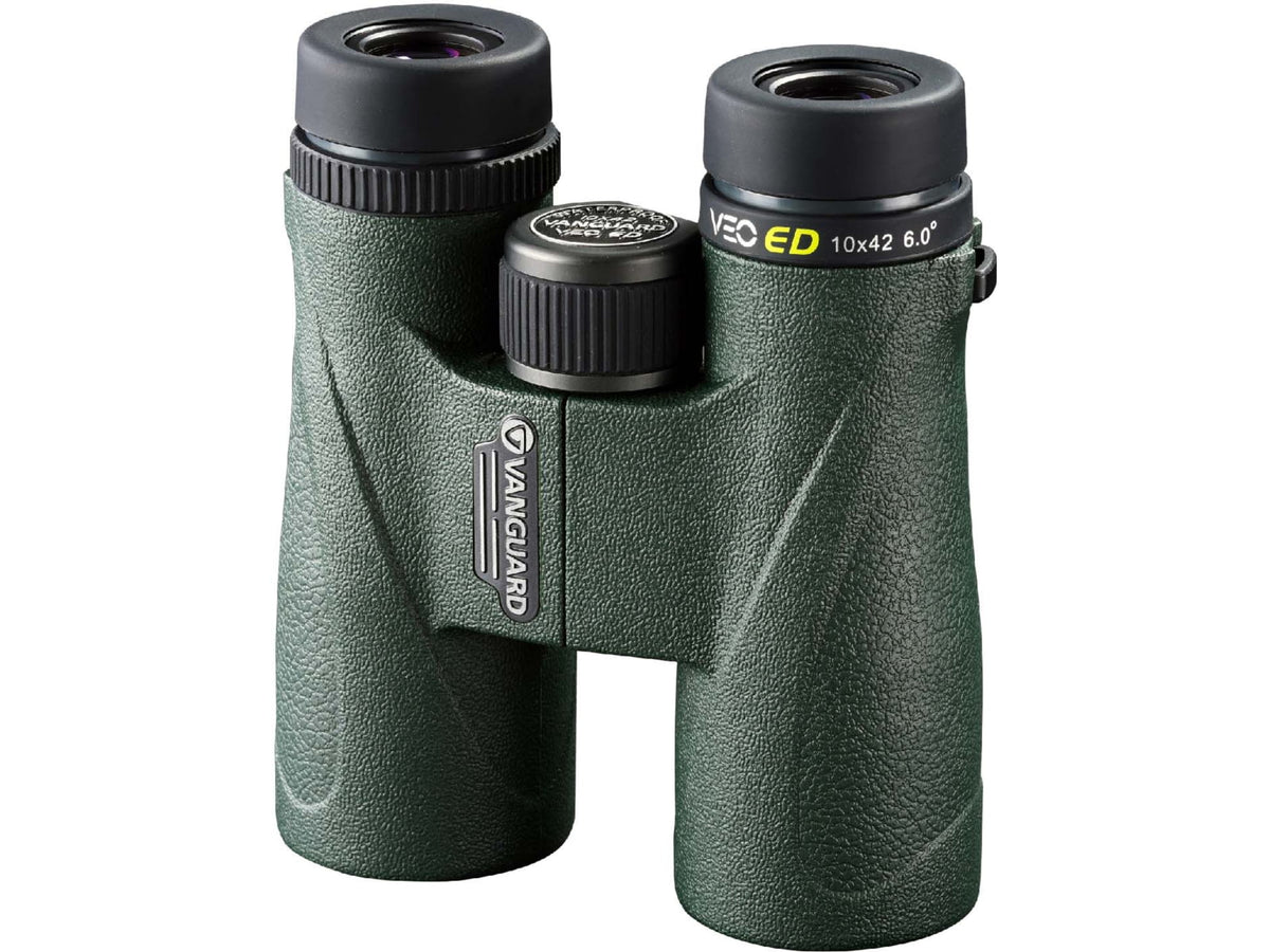 Vanguard VEO ED 10x42mm Roof Prism System Binocular BAK4 Rubber Green