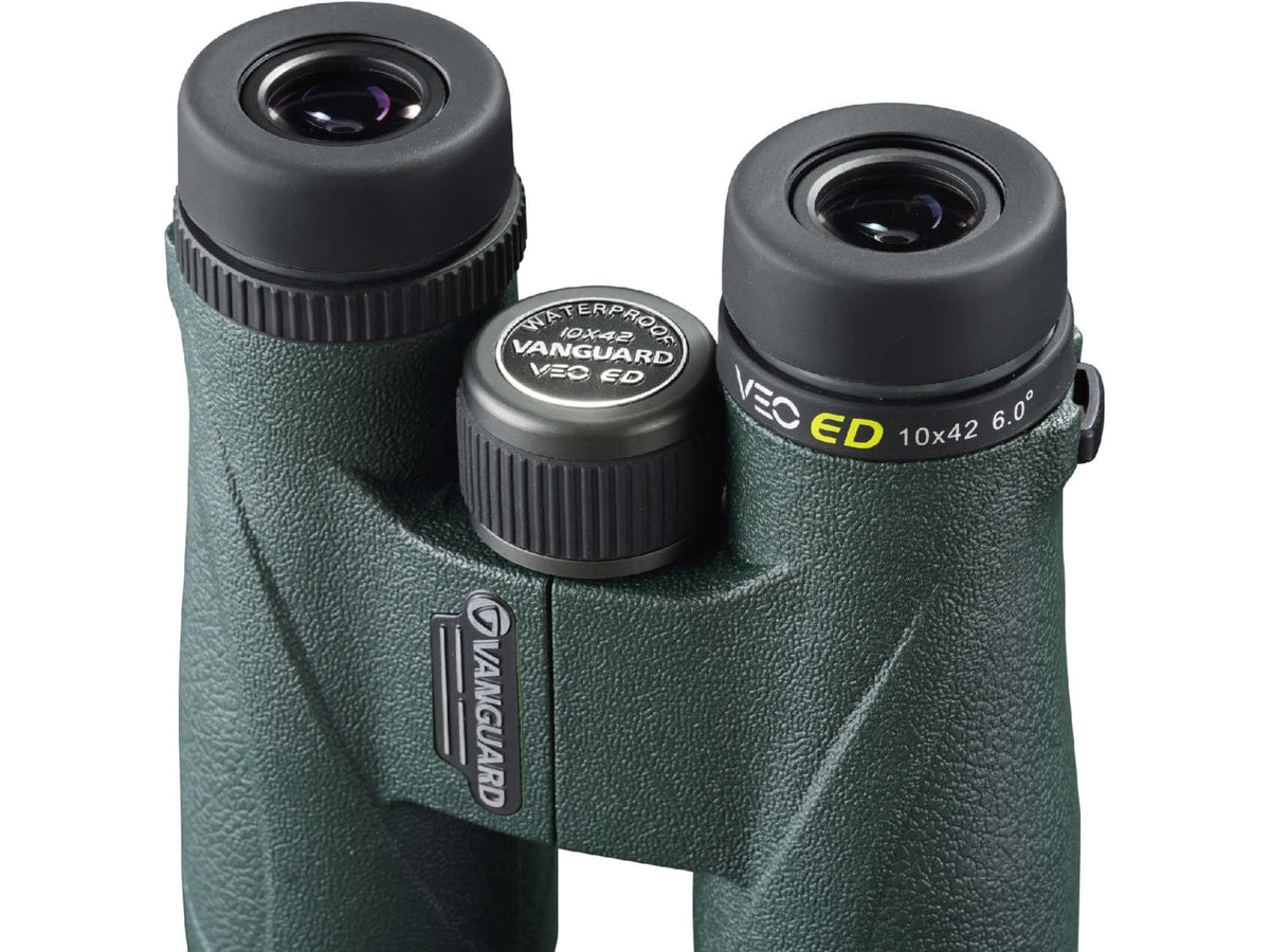 Vanguard VEO ED 10x42mm Roof Prism System Binocular BAK4 Rubber Green