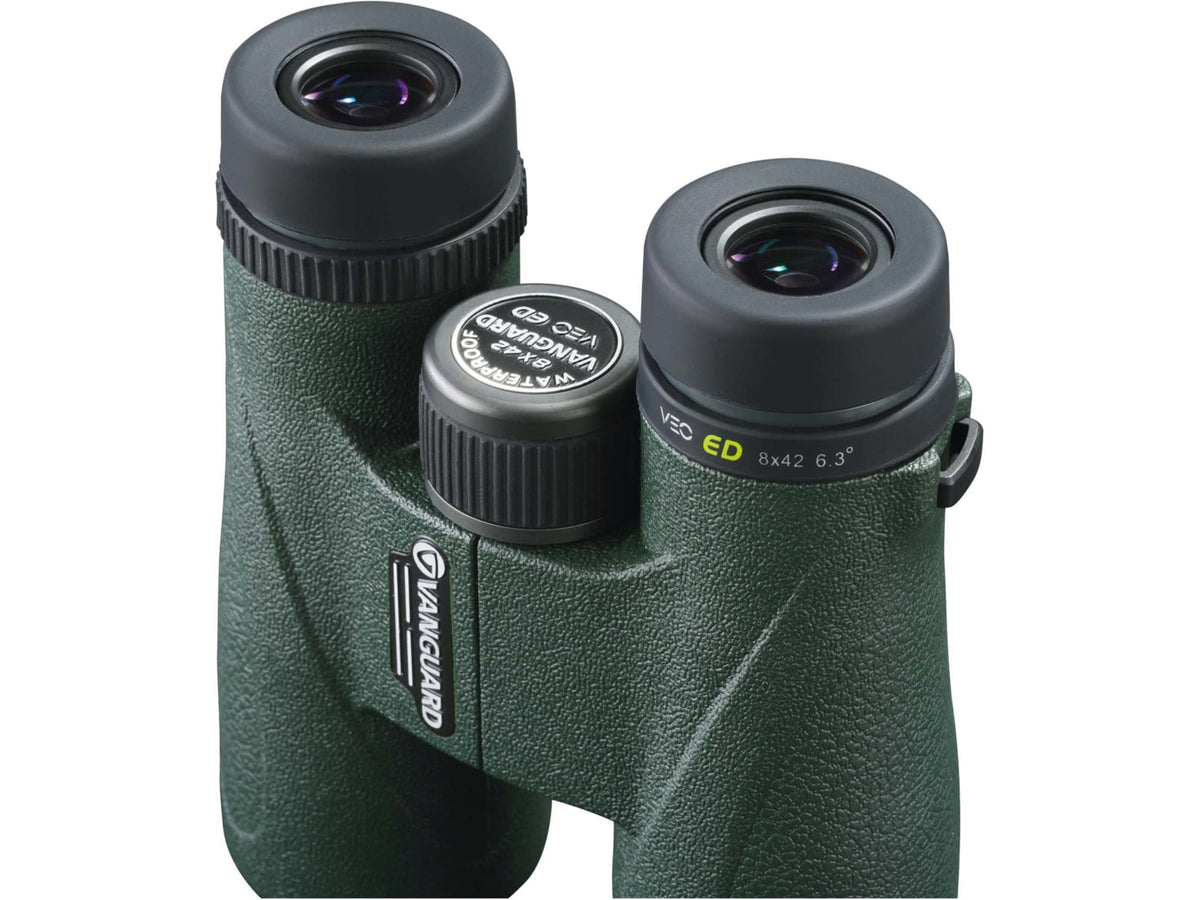 Vanguard VEO ED 8x42mm Roof Prism System Binocular BAK4 Rubber Green