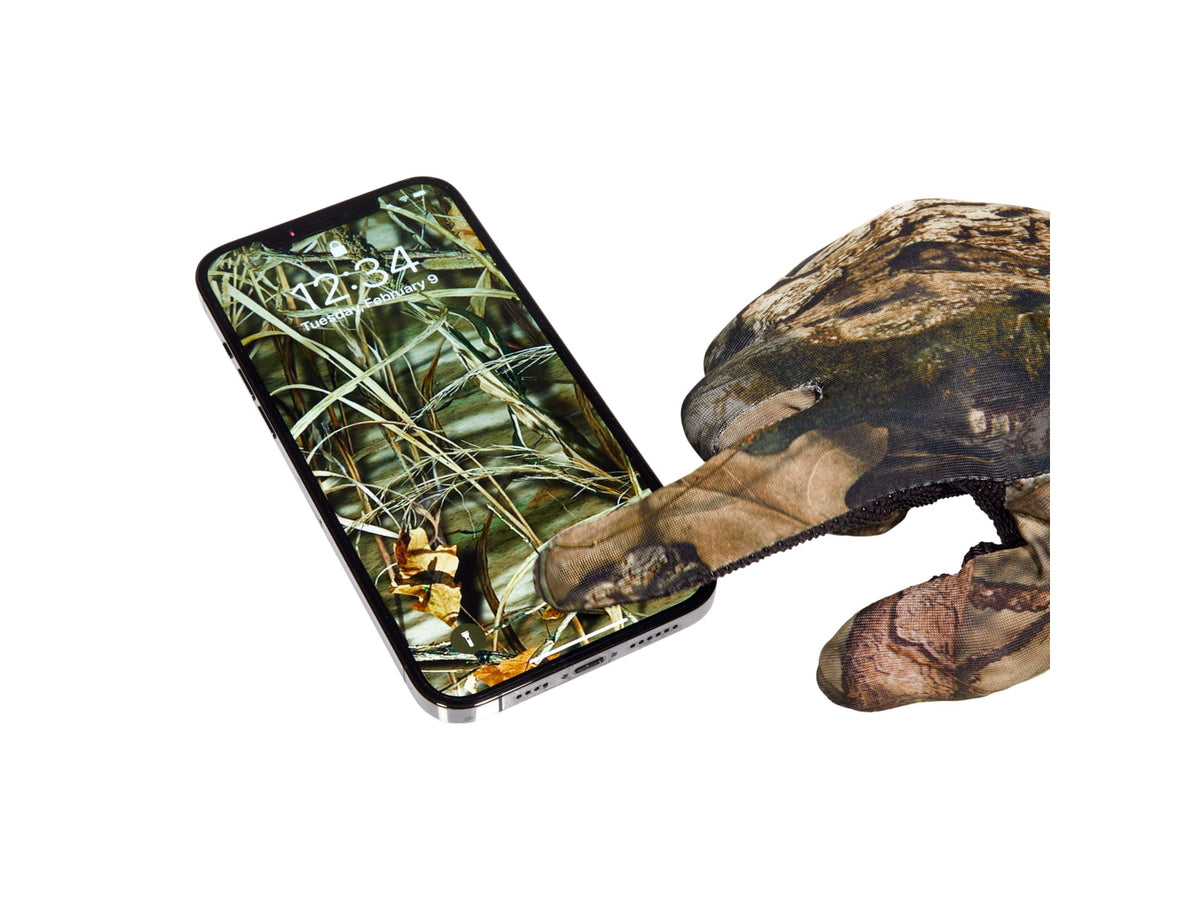 Vanish Camo Spandex Gloves with Palm Dots Mossy Oak Break-Up Country Camo 25341