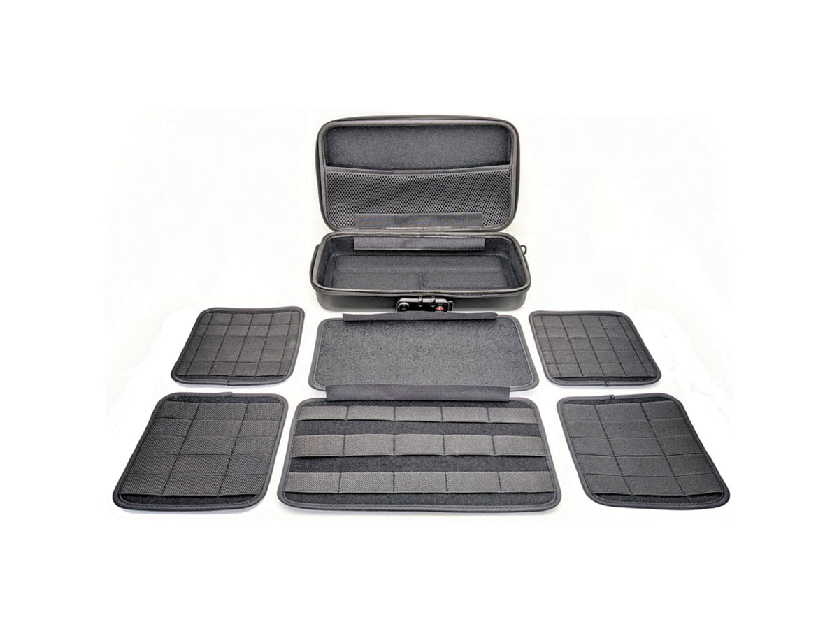 Vault Case Smooth Secure Vault 11.5in x 7.25in x 2.75in. Smooth Black eExterior VLTSECMAT