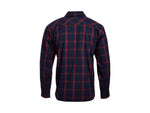 Vertx Canyon River Flannel - Men's Midnight Clay Plaid 2XL F1 VTX1501 MDCP 2XL