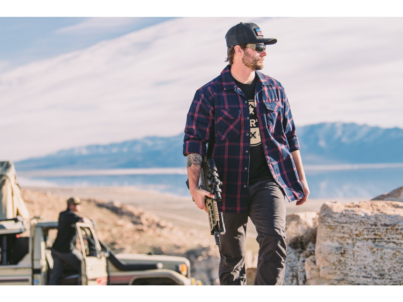 Vertx Canyon River Flannel - Men's Midnight Clay Plaid 2XL F1 VTX1501 MDCP 2XL
