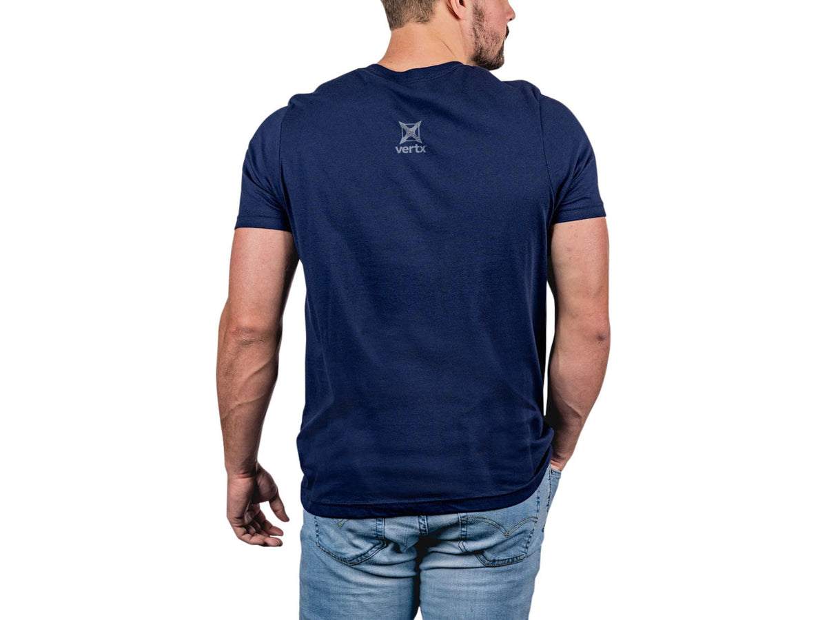 Vertx Peak Assault Tee T-Shirt - Mens Blue Large F1 VTX9039 NA LARGE