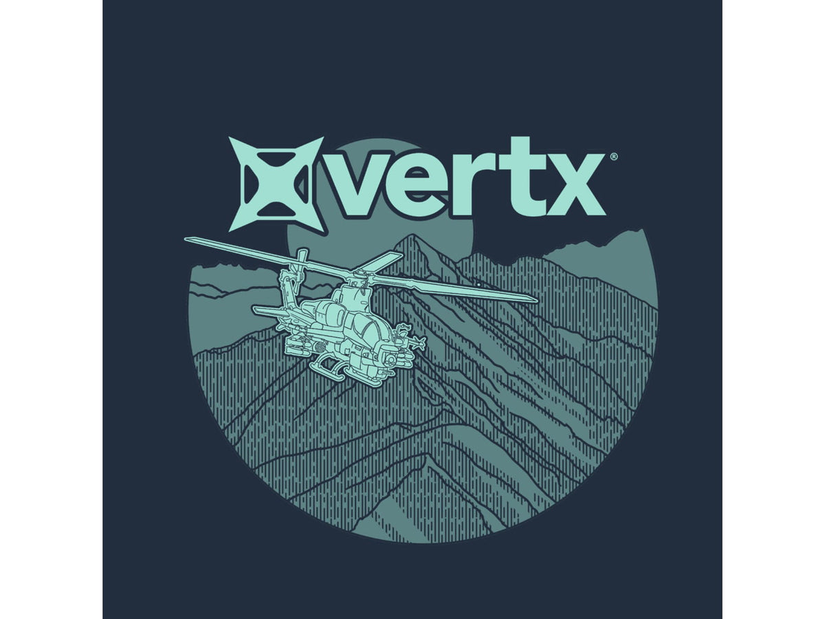 Vertx Peak Assault Tee T-Shirt - Mens Blue Large F1 VTX9039 NA LARGE