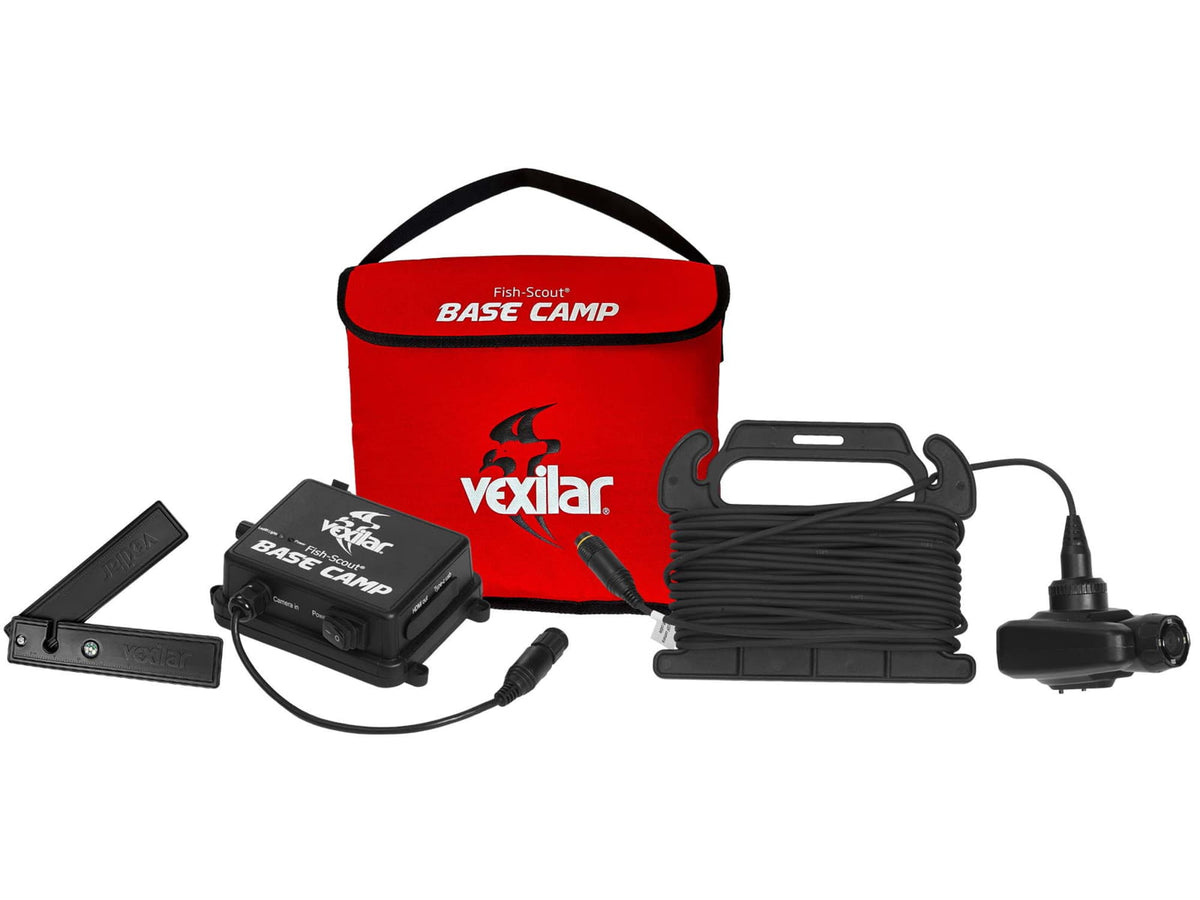Vexilar Fish-Scout Base Camp Color/BW Underwater Camera w/Multi-veiw for Fish Houses Black Regular FS3000BC