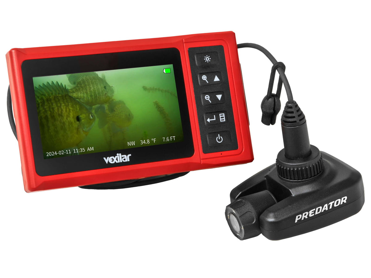 Vexilar Fish-Scout Predator Color/BW Underwater Camera w/Multi-veiw cam Red Regular FS4000P