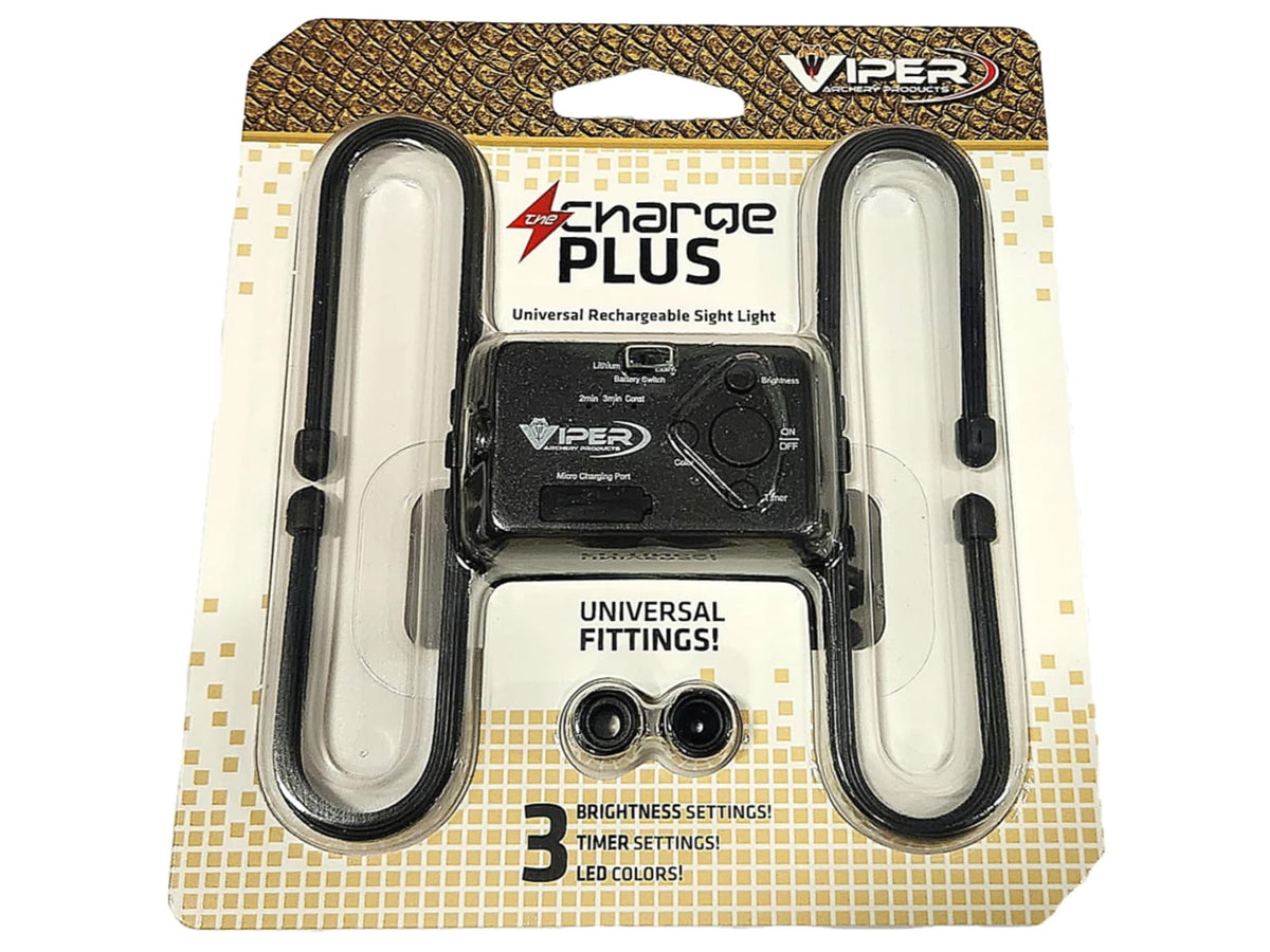 Viper Archery Products Charge Plus Target Bar Sight Light Black SL-CP-3