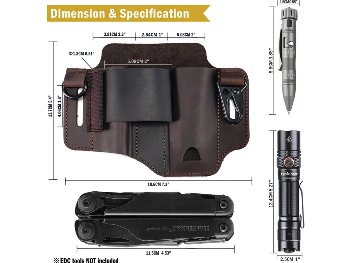 Viperade PJ36 Multi Tool Belt Sheath VPPJ36BR